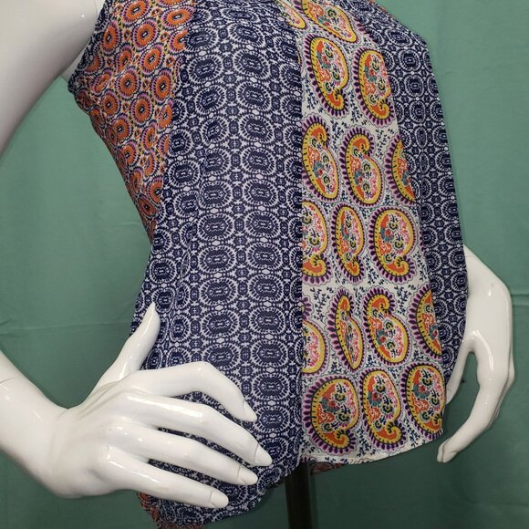 Shrinking Violet strappy racer back multi-color tank top Size Small - Picture 5 of 8